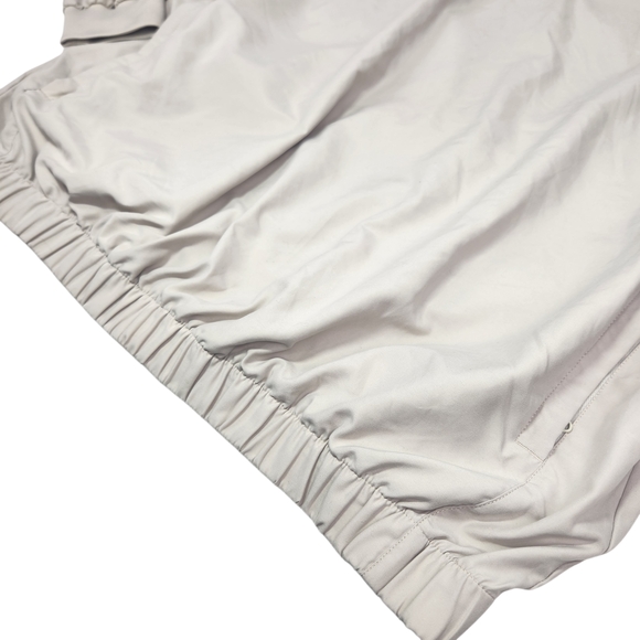FootJoy Golf Windbreaker Pullover Jacket Men's XL Beige 1/4 Snap Windshirt - Picture 10 of 15